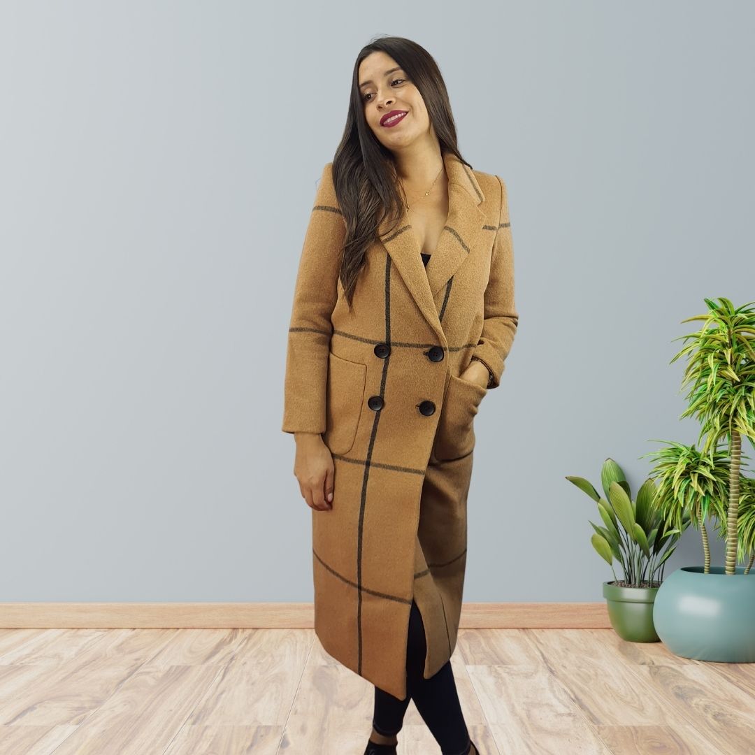 Tapado Vero Moda Marron Style SHERRY L/S WOOL COAT(VMC-LL)