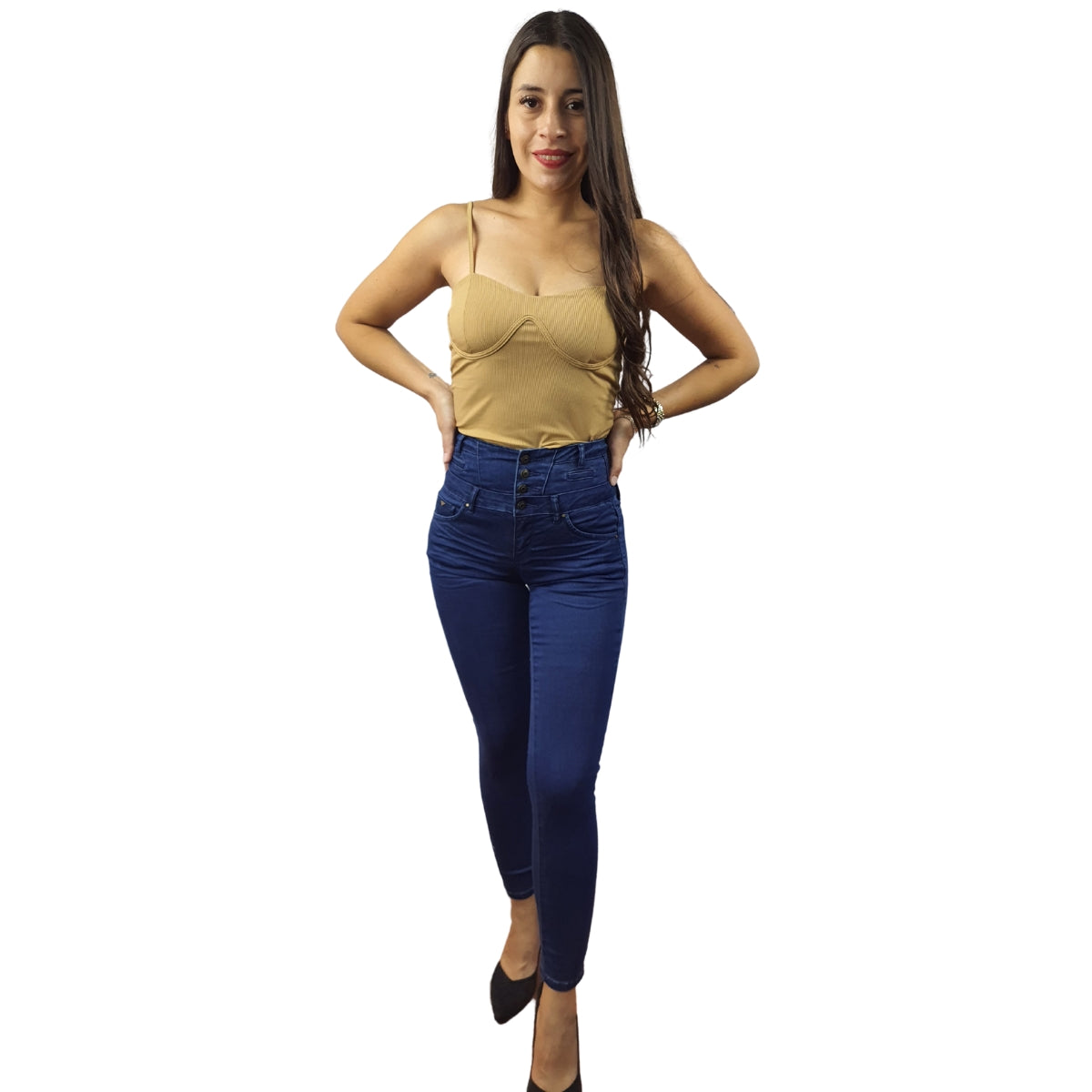 Jeans Vero Moda Azul Oscuro Style EILEEN HW X-SLIM JEANS(BT)