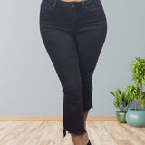 Jeans Vero Moda Negro Style ABLE 7/8 MW SB JEANS(NR)