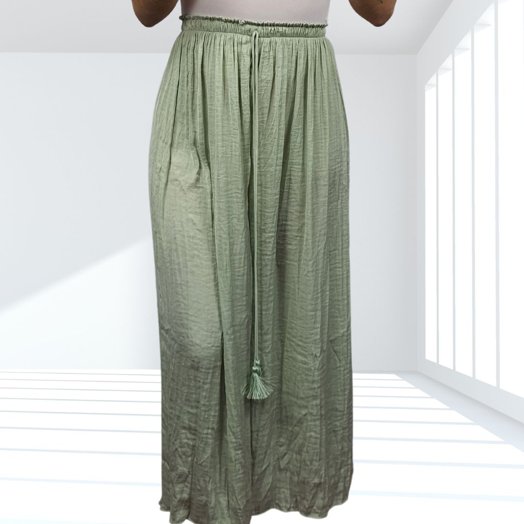 Pantalon de Pijama Vero Moda Verde Style TAYLOR 7/8 PAJAMA PANTS(HOMEWEAR)