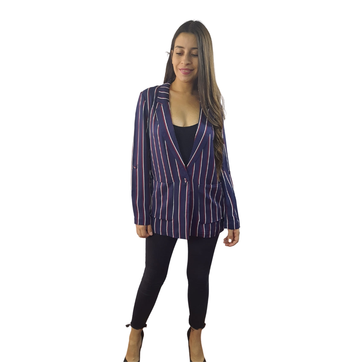 Blazer Vero Moda Azul Oscuro Style RICKY VANESSA L/S BLAZER(VMC-NC)