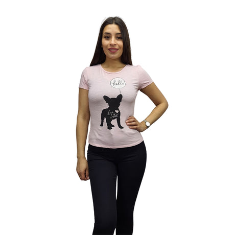Polera Vero Moda Rosado Style RABBIT S/S TOP(SD)