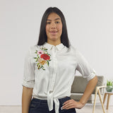 Blusa Vero Moda Blanco Style JASSIE SOLID 3/4 SHIRT(NN)