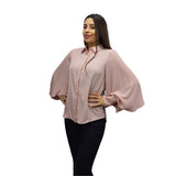 Blusa Vero Moda Rosa Vieja Style WINDY L/S SHIRT(VMC-PF)