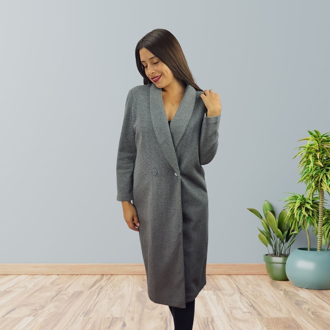 Blazer  Vero Moda Gris  Style EMILY SWEAT COAT(UM)