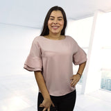 Blusa Vero Moda Rosa Vieja Style WEDDY 1/2 TOP(VMC-TP)