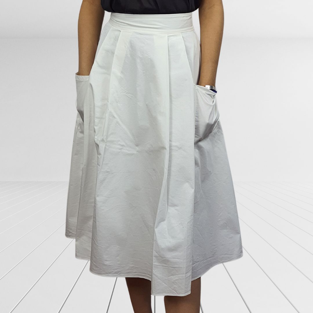 Falda Vero Moda Blanco Style DANA MIDI SKIRT(MM)