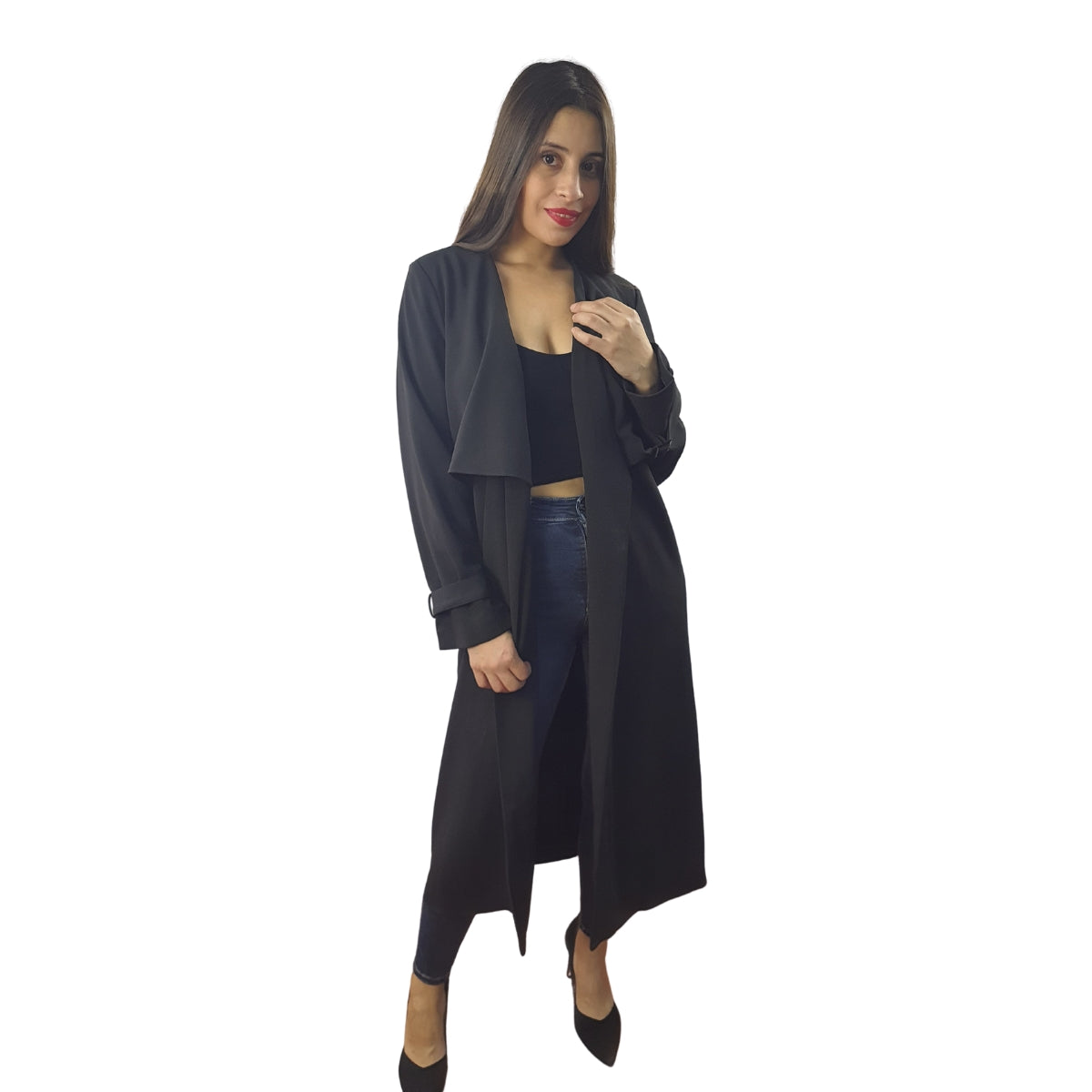 Tapado Vero Moda Negro Style MICK SWEAT COAT(BT)