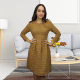 Vestido  Vero Moda Marrón  Style PANSY 3/4 KNIT DRESS(PM-ET-2)