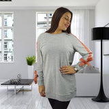 Sweater Vero Moda Gris Style BEATA L/S SWEAT(HOMEWEAR)
