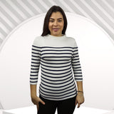 Blusa Vero Moda Azul Style ALVA 3/4 TOP(MW-EC-2)