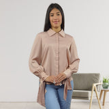 Blusa Vero Moda Rosa Vieja Style JACQUES L/S SHIRT(VMC-DR)