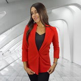 Blazer Vero Moda Rojo Style SARA 3/4 BLAZER(TP)