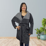 Blazer Vero Moda Gris  Style CONTRAST L/S DF WOOL COAT(VMC-NL)