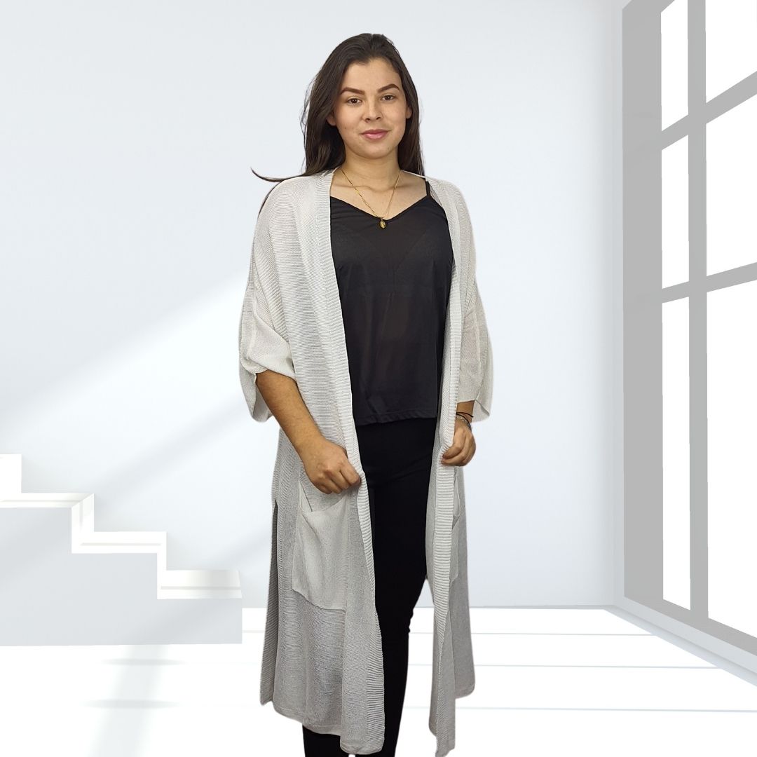 Tapado  Vero Moda Blanco  Style MIRANDA KNIT CARDIGAN(VMC-TP-EC-2)