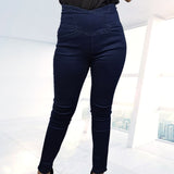 Jeans Vero Moda Azul Oscuro Style EC CROSS HW 9/10 X-SLIM JEANS(NL)