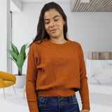 Sweater Vero Moda Marron  Style POPCORN L/S KNIT(BN-EC-1)