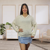 Sweater Vero Moda Blanco Style ORANGE L/S KNIT(VMC-DR)
