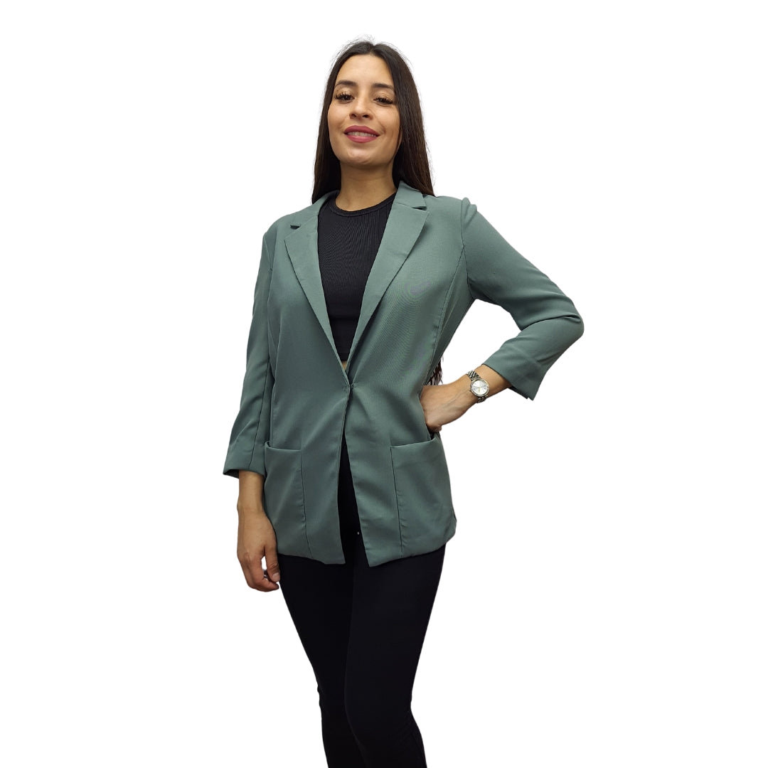 Blazer Vero Moda Verde Style TINA 3/4 BLAZER(VMC-SD)