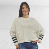 Sweater Vero Moda Blanco Style GEMMA L/S KNIT(MW-CS-2)