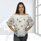 Blusa  Vero Moda Blanco  Style CROSS 1/2 TOP(NN)