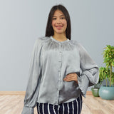 Blusa Vero Moda Gris Style EAGER L/S SHIRT(VMC-DR)