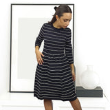 Vestido Vero moda Negro Style PANSY 3/4 KNIT DRESS(PM-ET-2)