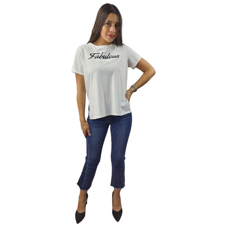Polera Vero Moda Blanco Style YOUNG S/S TOP(NC)
