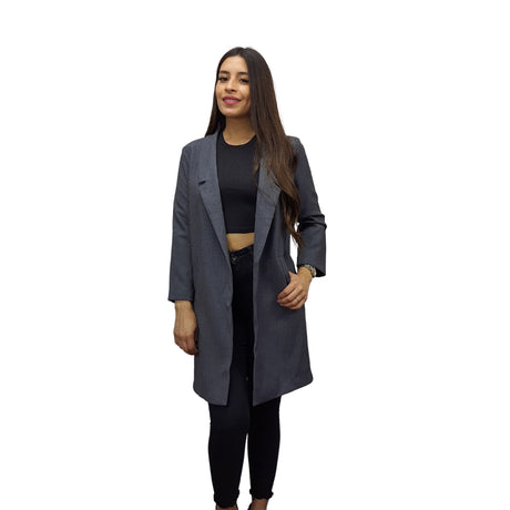Blazer Vero Moda Gris Style STINA 7/8 BLAZER(VMC-NL)