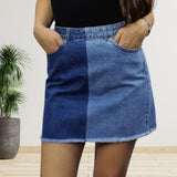 Falda Vero Moda Azul Style TEMPO HW DENIM MINI SKIRT(RN)