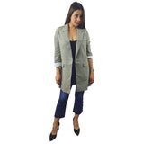 Blazer Vero Moda Verde Style BETTY 3/4 LONG BLAZER(BN-EC-2)