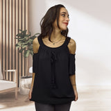 Blusa Vero moda Negro Style PAM S/S TOP(HH)