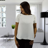 Blusa Vero Moda Blanco  Style ELVA S/S WOVEN TOP(VMC-TP)