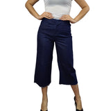 Pescador Vero Moda Azul Oscuro Style FOX 7/8 HW LOOSE JEANS(RN)