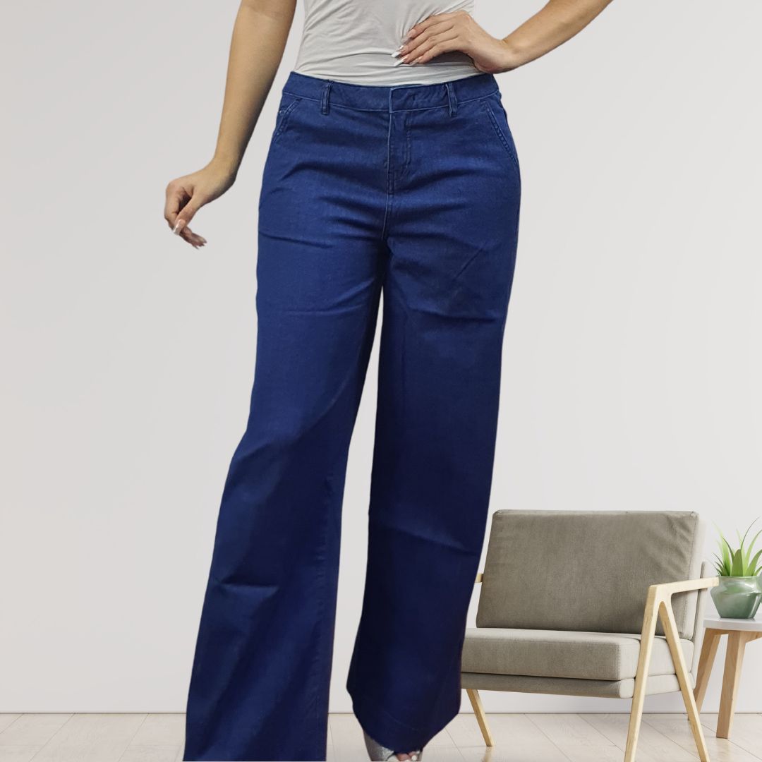 Jeans Vero Moda Azul Style LUREX MID WAIST LOOSE JEANS(BN-EC-3)