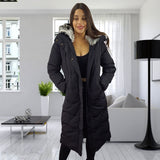 Parka  Veromoda Negro  Style SQUARE KNEE DOWN COAT(LL)