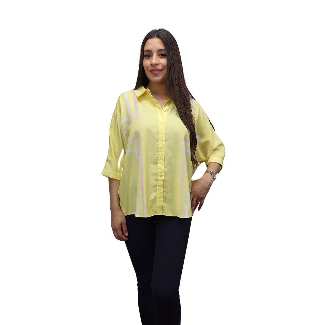 Blusa Vero Moda Amarillo Style TURRET 1/2 SHIRT(FL)