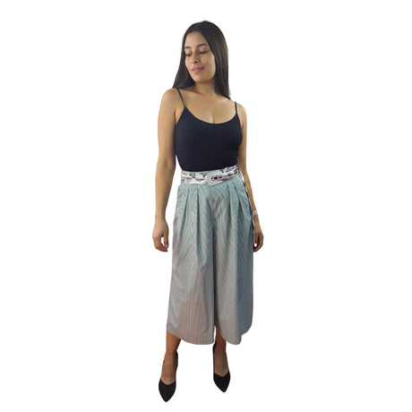 Pescador Vero Moda Verde y Blanco Style NICOLE 7/8 PANTS(TP)