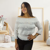Top Vero moda Blanco  Style NIMO 3/4 TOP(RN)