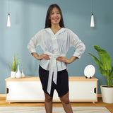 Blusa Vero Moda Blanco Style COAST LOVE 3/4 SHIRT(FL)