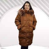Parka Vero Moda Marrón Oscuro Style GAX 3/4 DOWN COAT(PF)