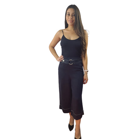 Pescador Vero Moda Azul Oscuro Style PURPLE 7/8 LOOSE PANTS(SD)