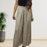 Pantalon Vero Moda Beige Style ARIA SOFT 9/10 LOOSE PANTS(VMC-NC)