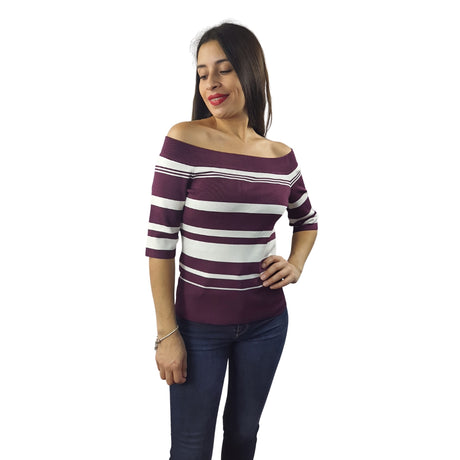 Blusa Vero Moda Vino Style VIVIAN 1/2 KNIT(NL)