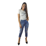 Jeans Vero Moda Azul  Claro Style TAMMY 9/10 BOYFRIEND JEANS(BN-CT-2)
