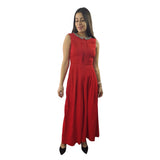 Entero Vero Moda Rojo Style COLLAR WIDE CATSUIT(VMC-BN-ET-3)