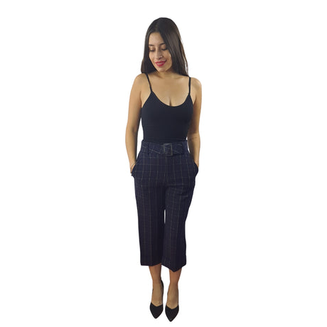 Pantalon Vero Moda Negro Style KELLY KOCH 3/4 STRAIGHT PANTS(VMC-MM)