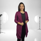 Blazer Vero Moda Morado Style ALICE 3/4 LONG BLAZER(BN-ET-3)