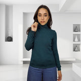 Blusa Vero Moda Verde Style GLORY BASICROLLNECK KNIT(EL)