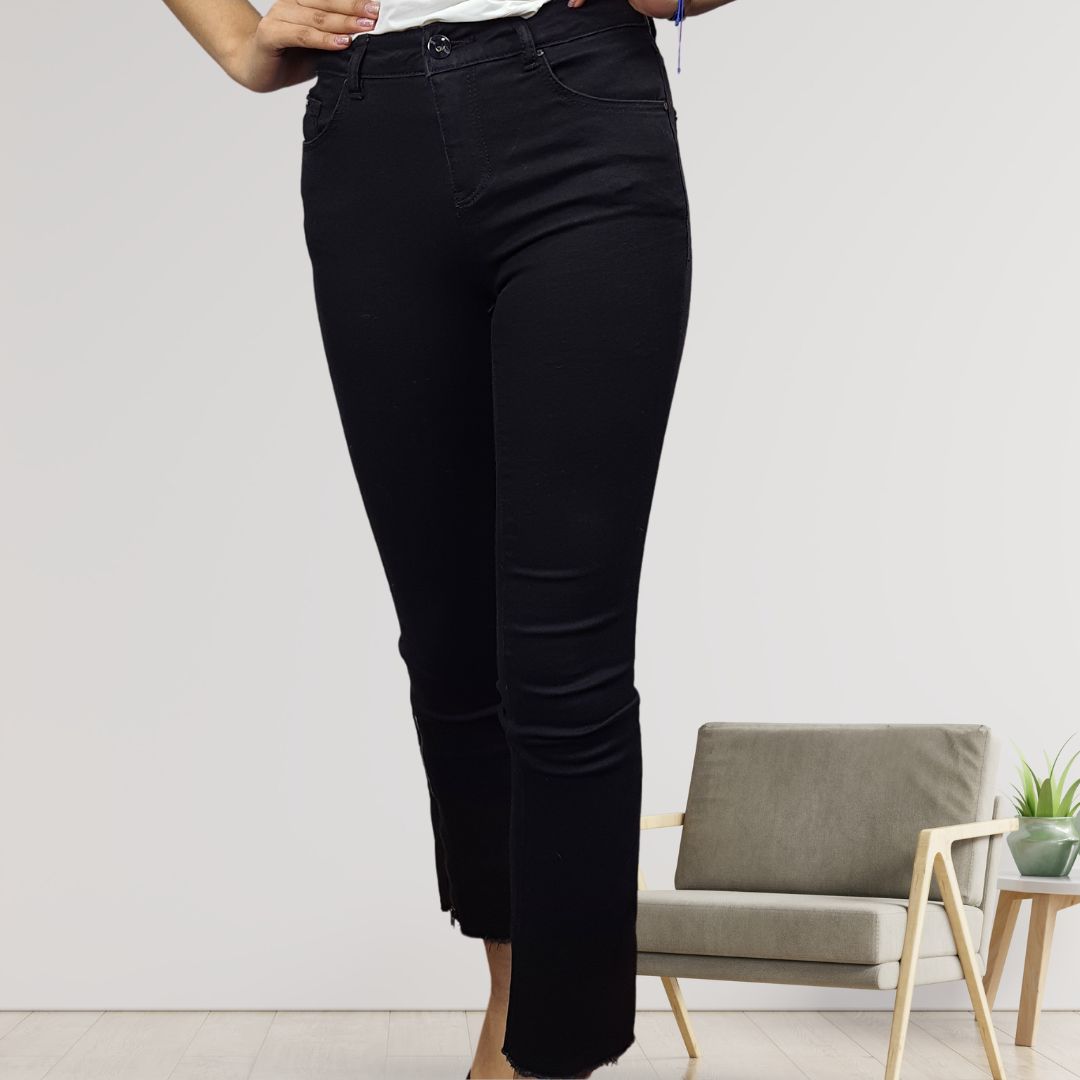Jeans Vero Moda Negro Style DEVLIN MW SLIM BOOTCUT JEANS(PF)
